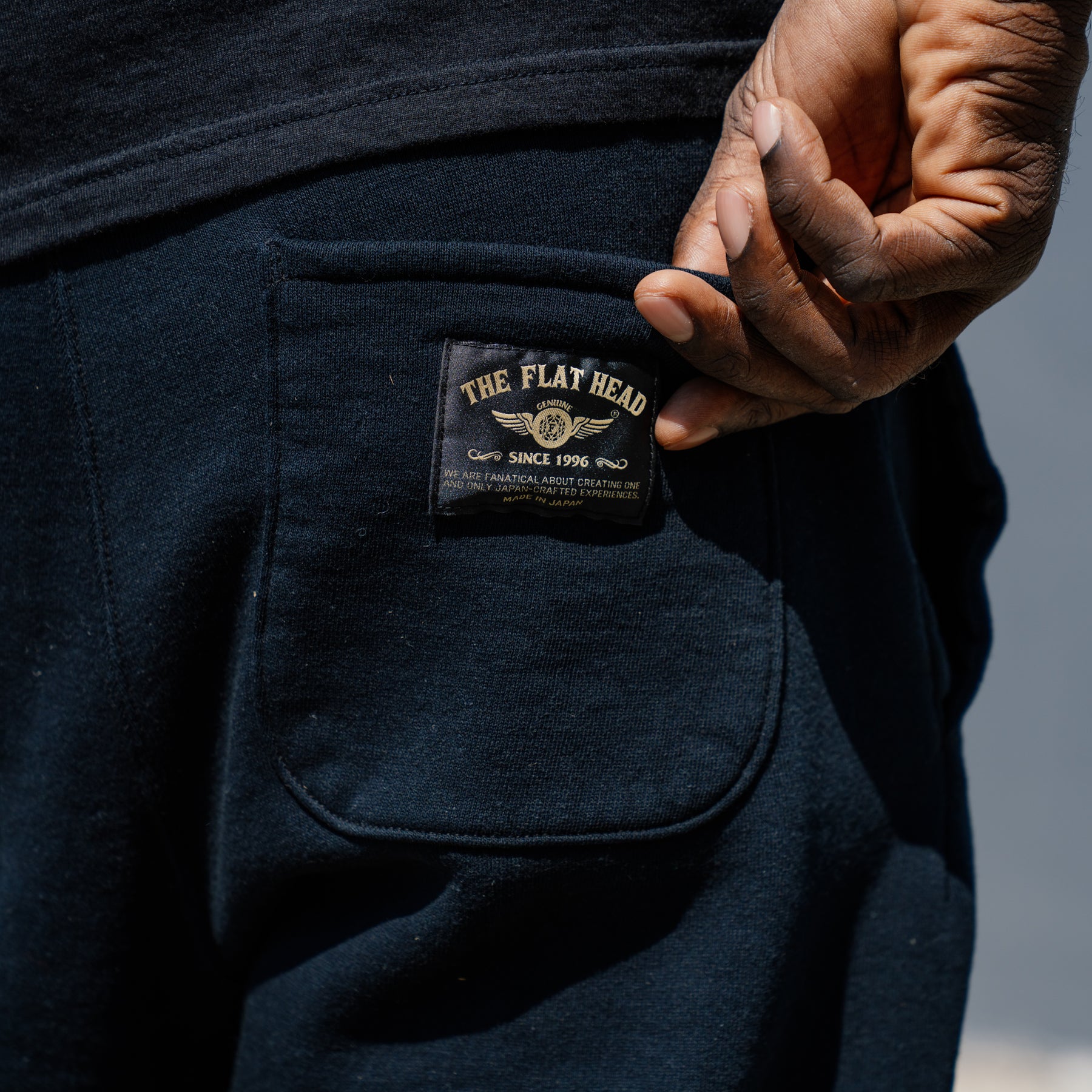 The Flat Head FN-PA-SW002 Sweatpants Black