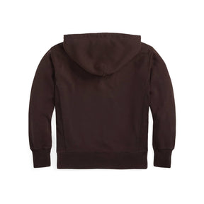 RRL Fleece Full-Zip Hoodie Faded Black