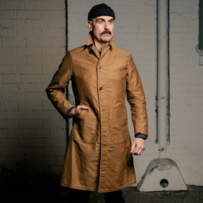 Stevenson Overall Co. ForgeWear Mechanic Coat Camel FINAL SALE