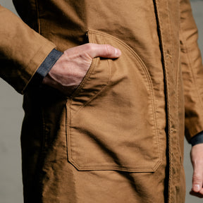 Stevenson Overall Co. ForgeWear Mechanic Coat Camel FINAL SALE