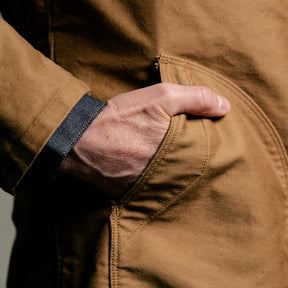 Stevenson Overall Co. ForgeWear Mechanic Coat Camel FINAL SALE