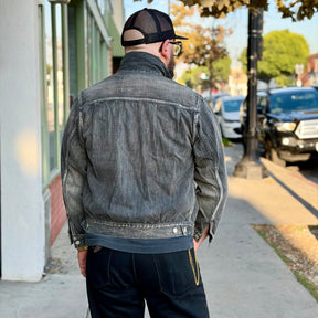 Full Count 2102BKHW Type 2 Black Denim Jacket Dartford