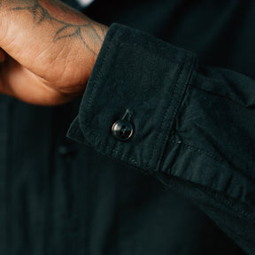 Full Count 4810-22 Chambray Shirt Black