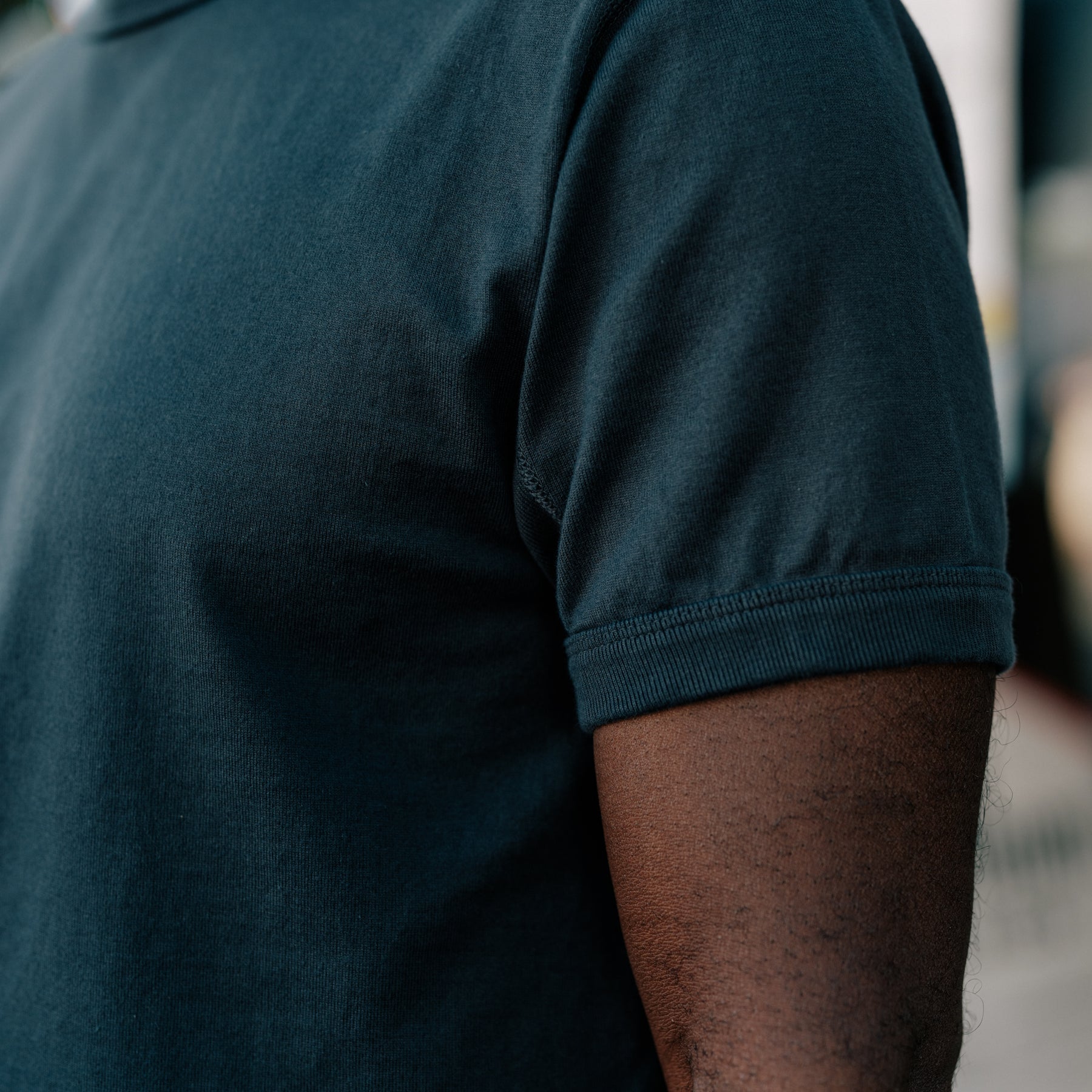 Full Count Flat Seam Heavyweight T-Shirt Ink Black