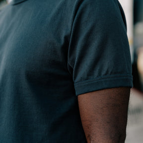 Full Count Flat Seam Heavyweight T-Shirt Ink Black