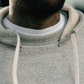 Full Count 3745-22 After Hood Sweat Shirt Mother Cotton Heather Gray