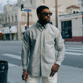 Full Count 4081 Good Old B.D. Shirt Gray