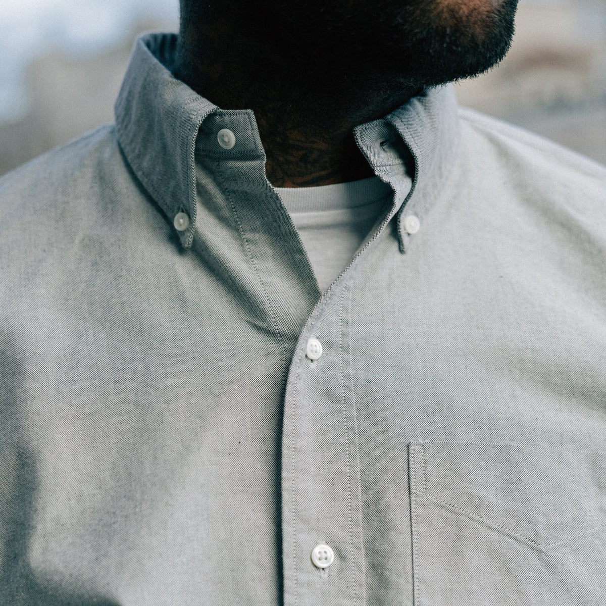 Full Count 4081 Good Old B.D. Shirt Gray