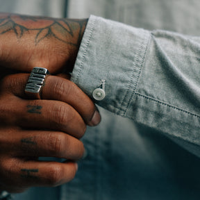 Full Count 4081 Good Old B.D. Shirt Gray