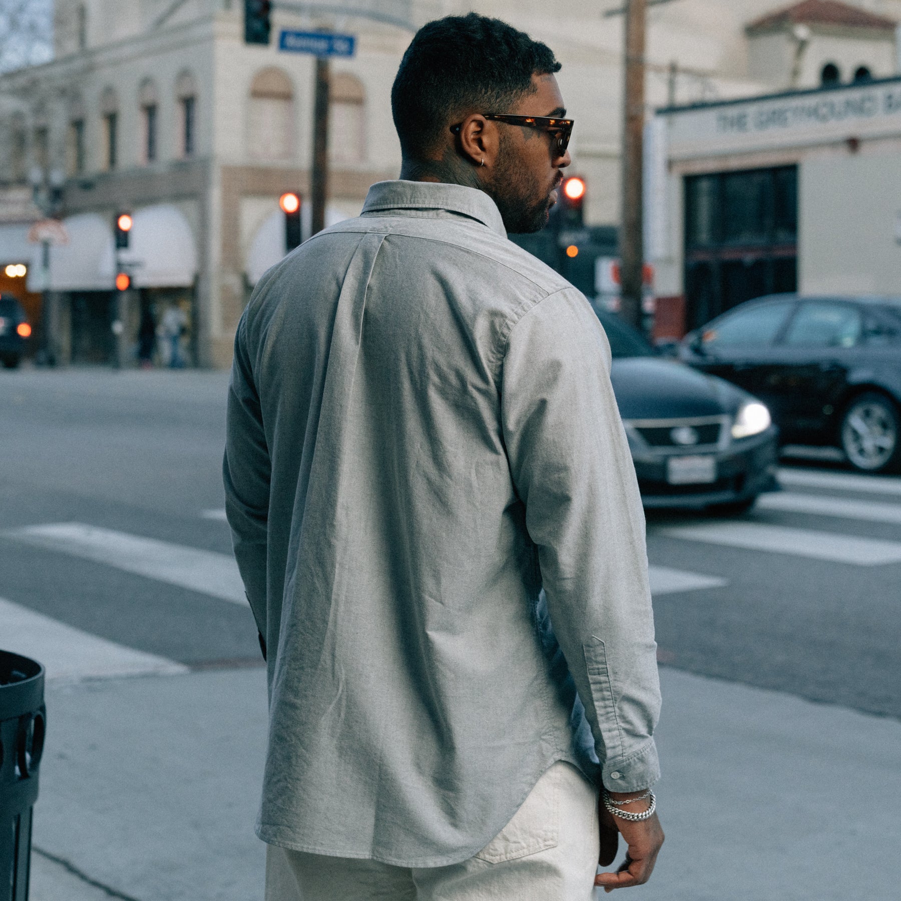 Full Count 4081 Good Old B.D. Shirt Gray