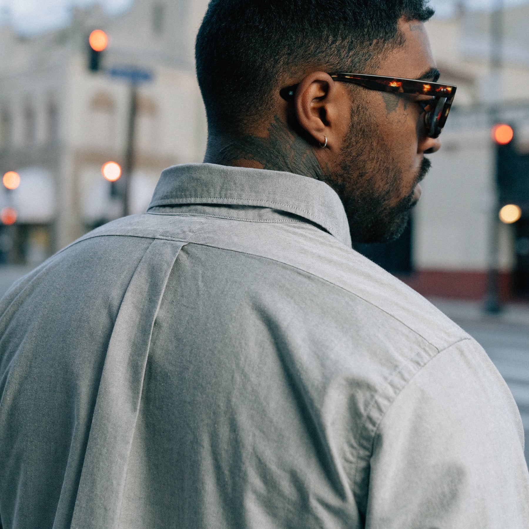 Full Count 4081 Good Old B.D. Shirt Gray