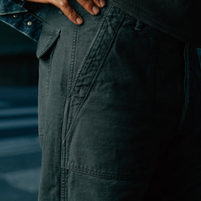 Full Count 1992-14A Utility Trousers Black