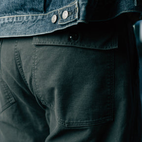 Full Count 1992-14A Utility Trousers Black