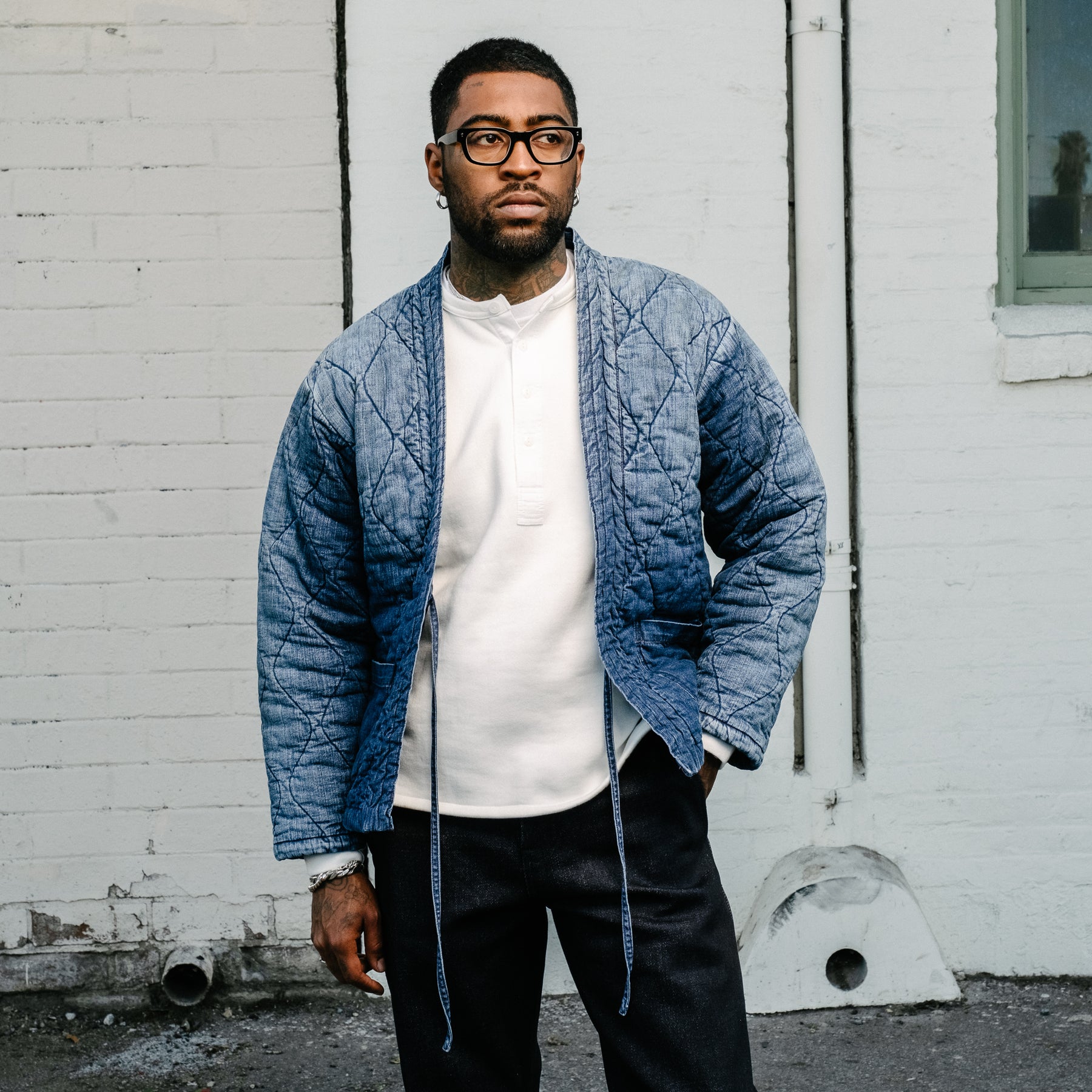 kapital kountry blue hands 法被 happi coat（KAPITAL American Quilt 