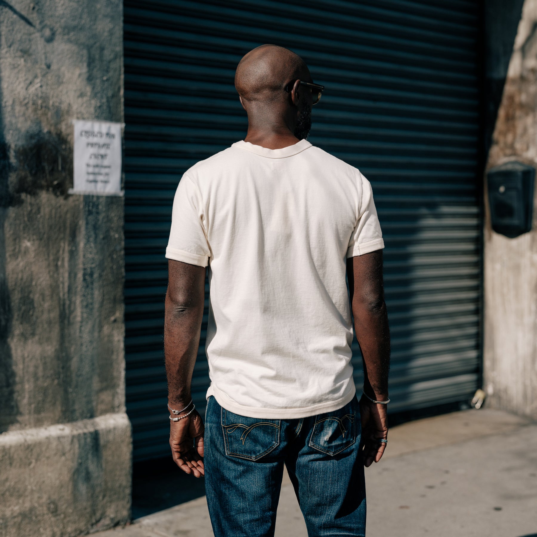 Full Count Flat Seam Heavyweight T-Shirt White
