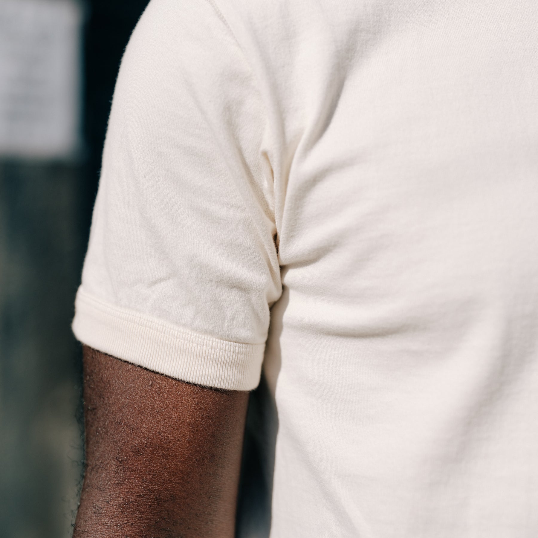 Full Count Flat Seam Heavyweight T-Shirt White