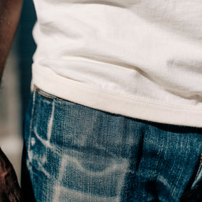 Full Count Flat Seam Heavyweight T-Shirt White