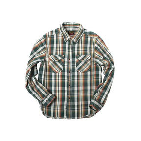 UES Heavy Flannel Shirt Green