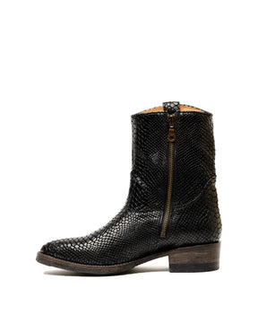 Santa Rosa Brand x Snake Oil Provisions Heartbreaker Boot Black Snake