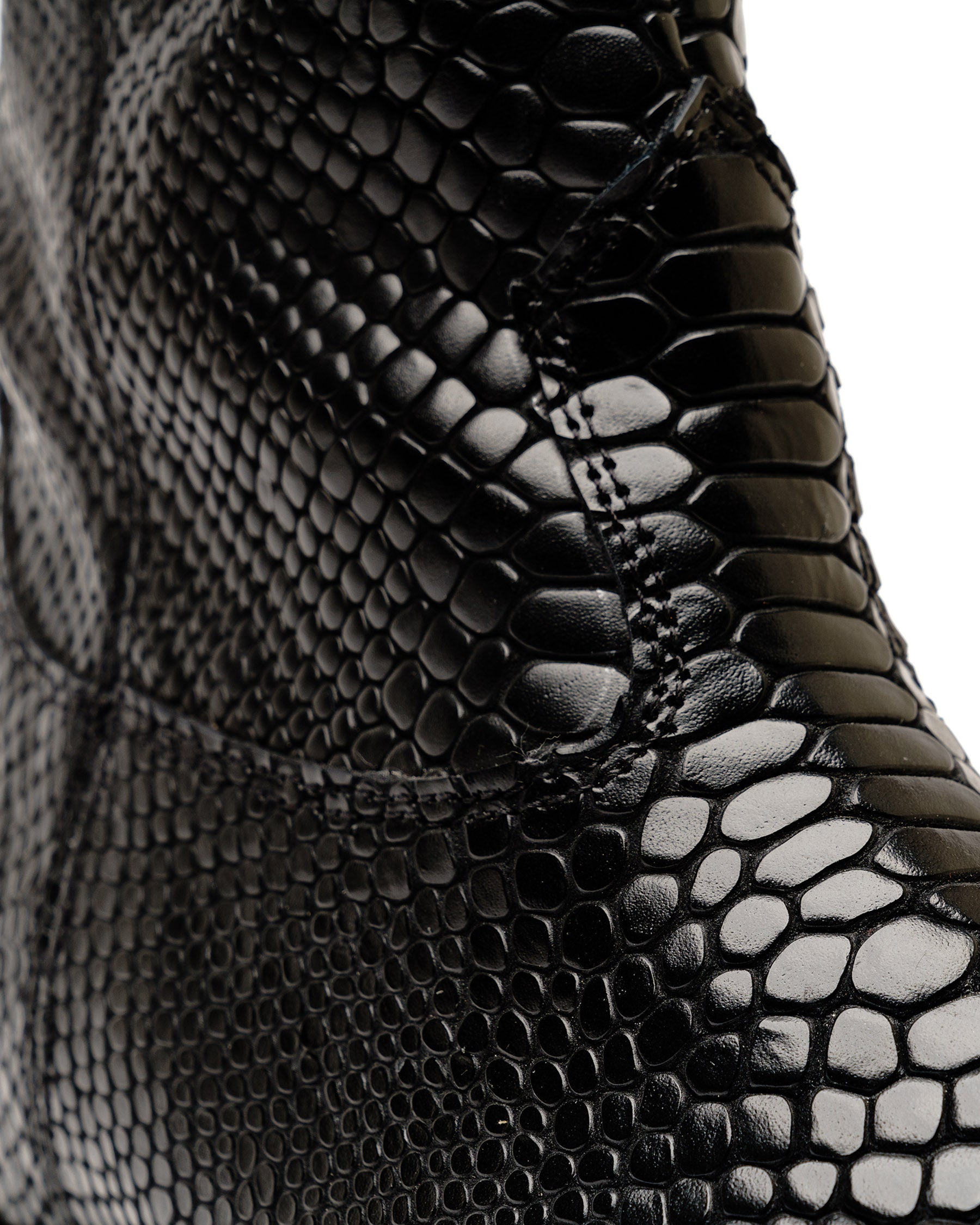 Santa Rosa Brand x Snake Oil Provisions Heartbreaker Boot Black Snake