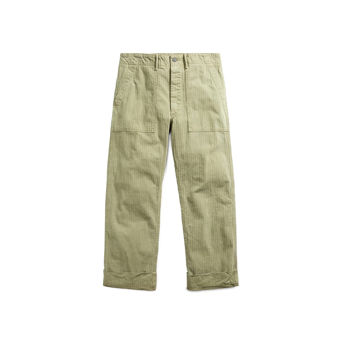 RRL Herringbone Utility Pant Brewster Green