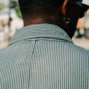 Polo Ralph Lauren Indigo Hickory-Stripe Utility Jacket