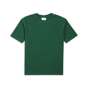 Drake's Forest Green Cotton Crew Neck Hiking T-Shirt