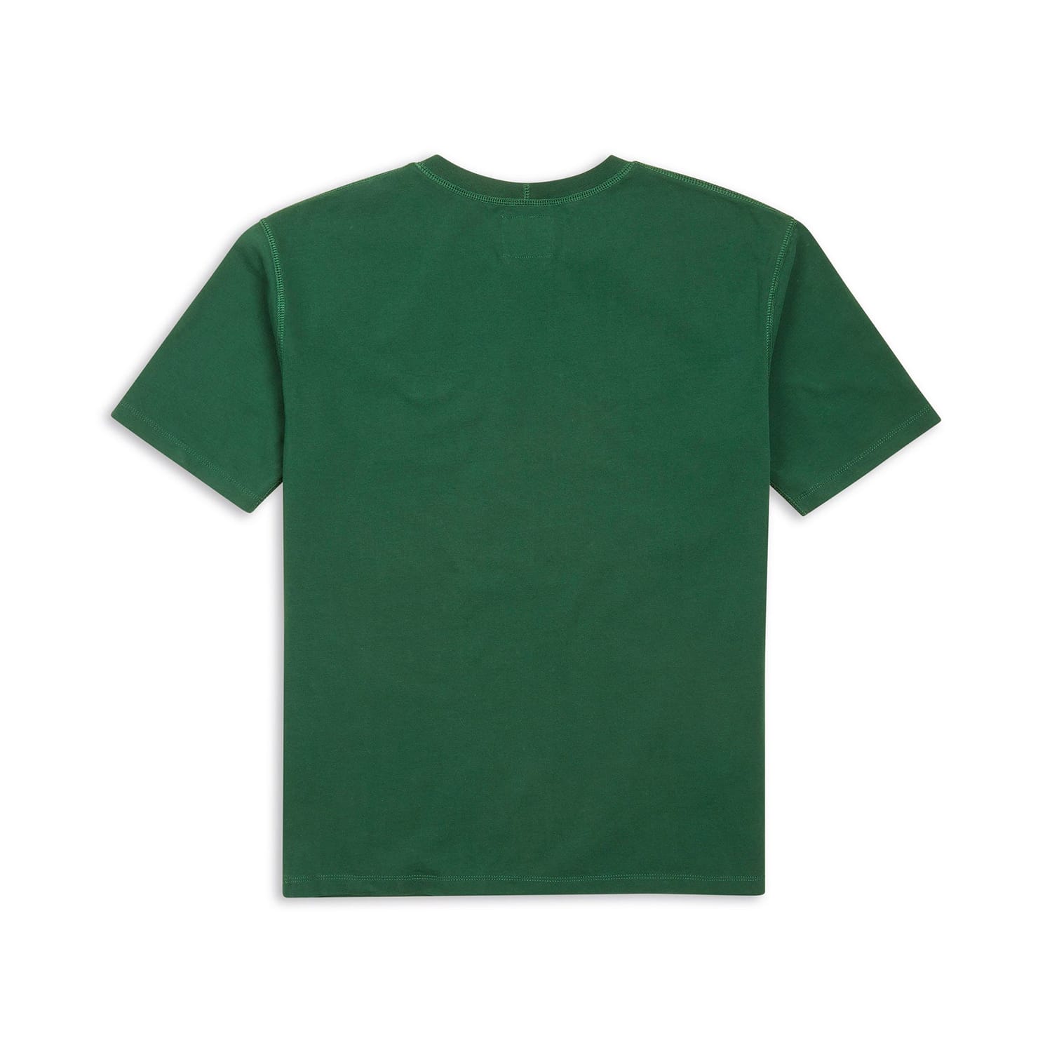 Drake's Forest Green Cotton Crew Neck Hiking T-Shirt