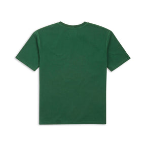 Drake's Forest Green Cotton Crew Neck Hiking T-Shirt