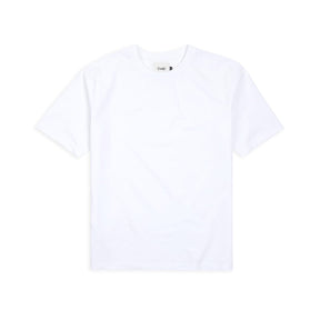 Drake's White Cotton Crew Neck Hiking T-Shirt
