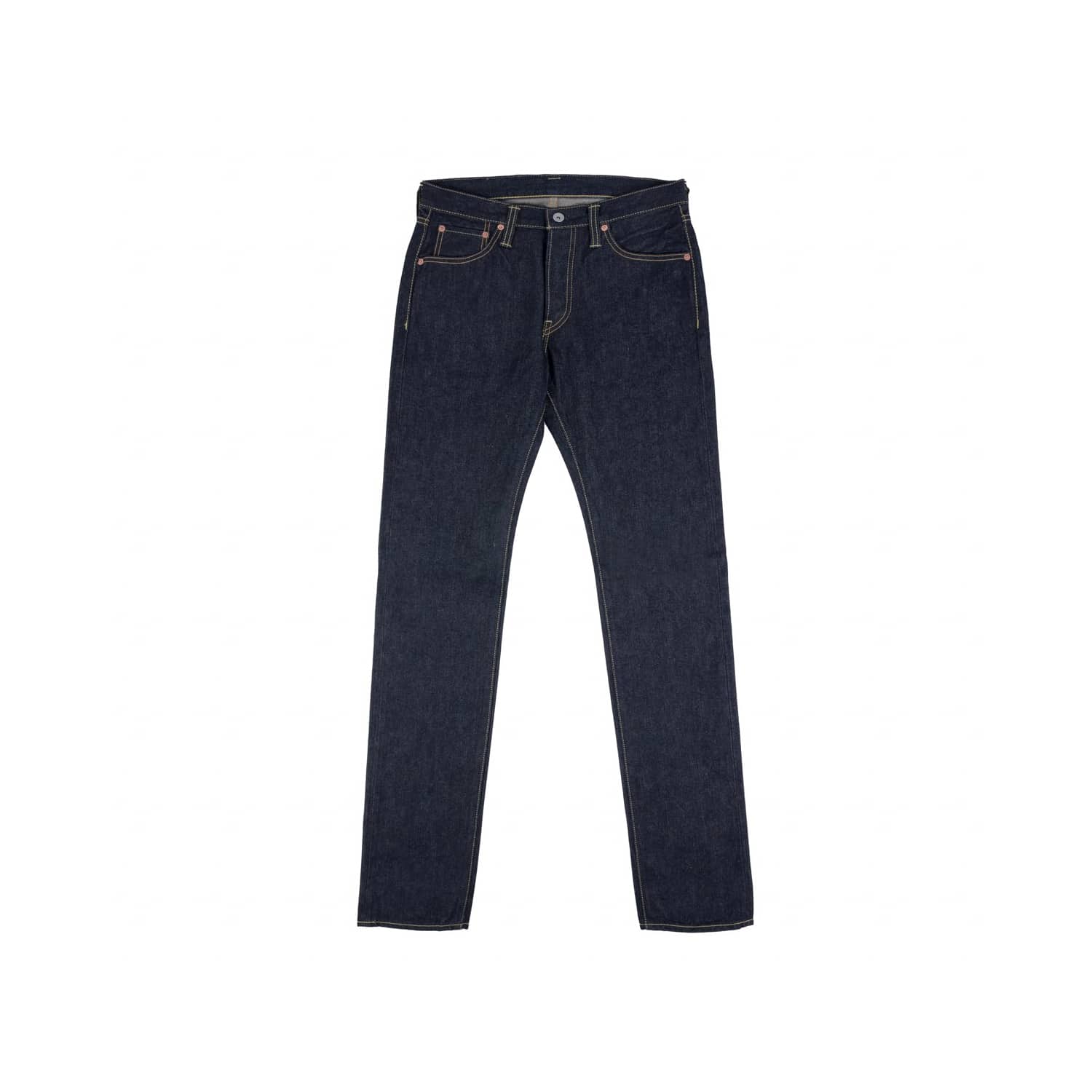 Iron Heart IH-777BR-14 14OZ Broken Twill Selvedge Denim Slim Tapered Jeans Indigo FINAL SALE