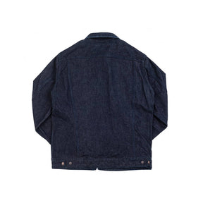 Iron Heart IHJ-122-IND 14oz Broken Twill Selvedge Denim Work Jacket Indigo