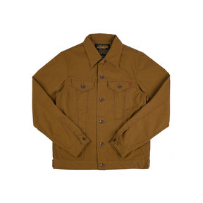 Iron Heart IHJ-133-BRN 10oz TC Duck Modified Type III Jacket Brown FINAL SALE
