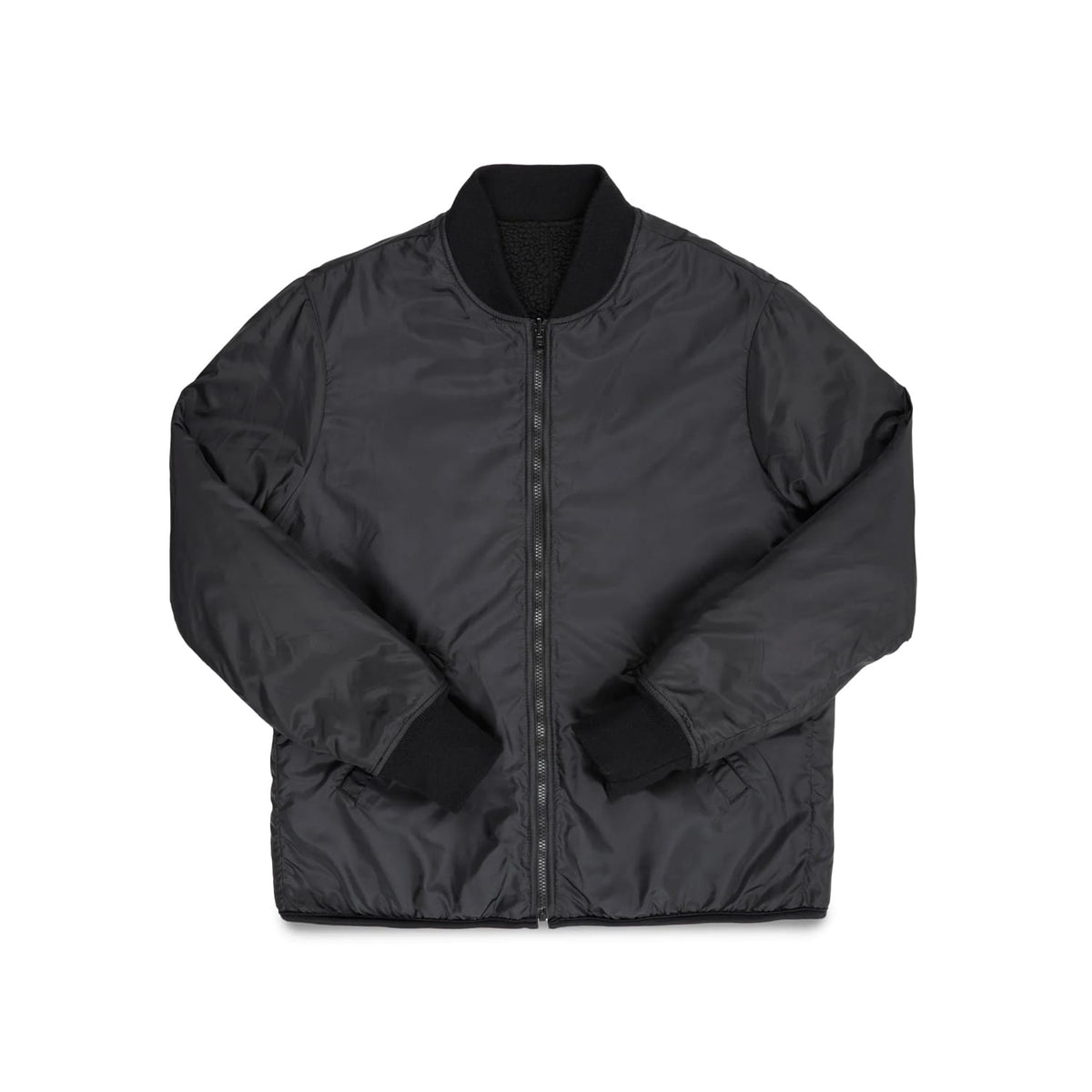 Iron Heart IHJ-157-BLK Reversible Fleece Jacket Black