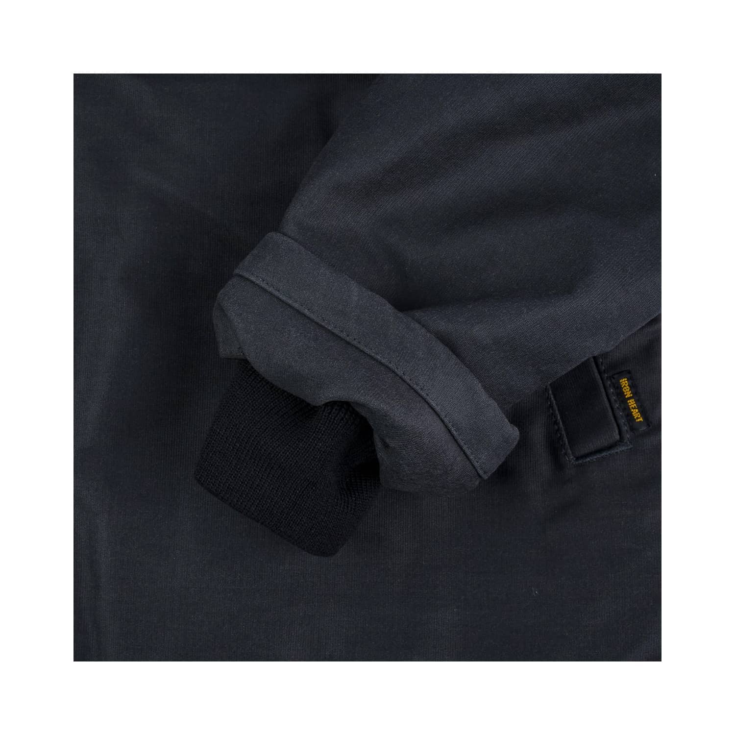 Iron Heart IHM-37-BLK Oiled Whipcord N1 Deck Jacket Black