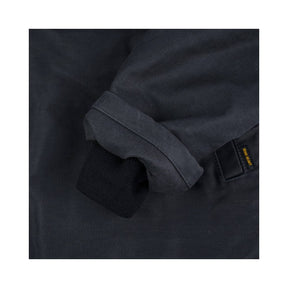 Iron Heart IHM-37-BLK Oiled Whipcord N1 Deck Jacket Black