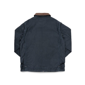 Iron Heart x Snake Oil Provisions IHM-48-NAV Whipcord Lightweight N1 Deck Jacket Navy