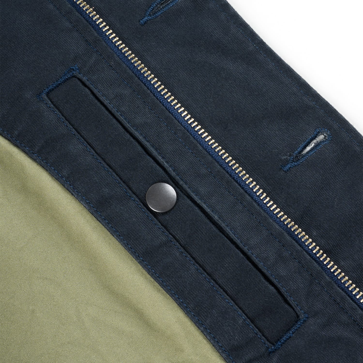 Iron Heart x Snake Oil Provisions IHM-48-NAV Whipcord Lightweight N1 Deck Jacket Navy