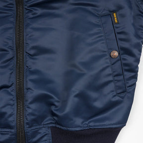 Iron Heart IHM-50-NAV 4.8oz Nylon Type L-2B Jacket Navy