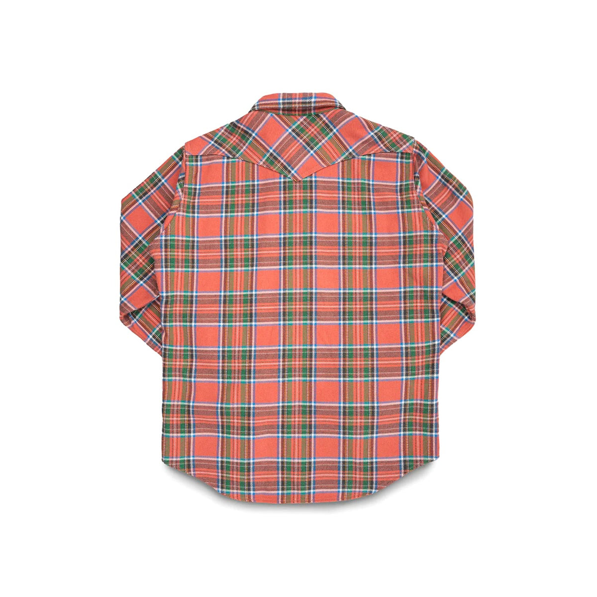 FALL 2025 Iron Heart IHSH-436-RED Ultra Heavy Flannel American Check Western Shirt Red "The Watermelon Man"