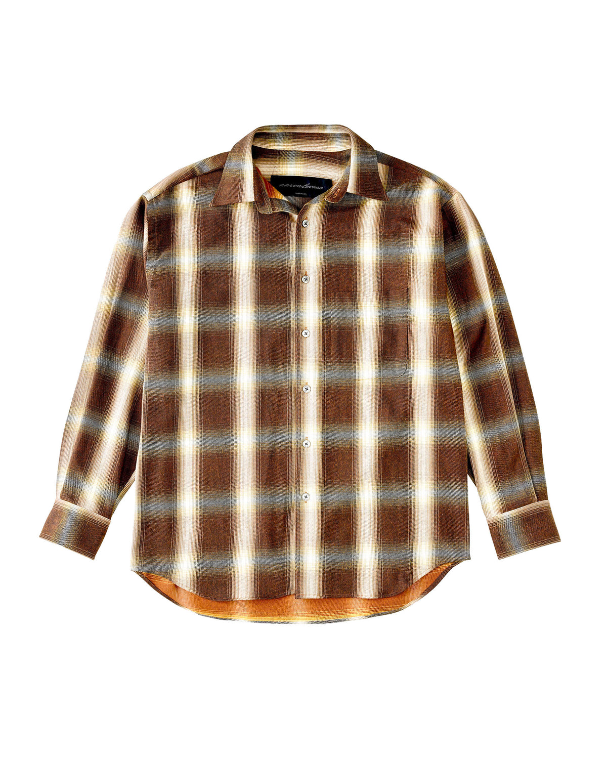 Aaron Levine New York Reversible Flannel Cedar