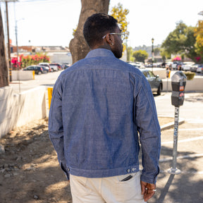 UES 2nd Type Chambray Jacket Light Indigo
