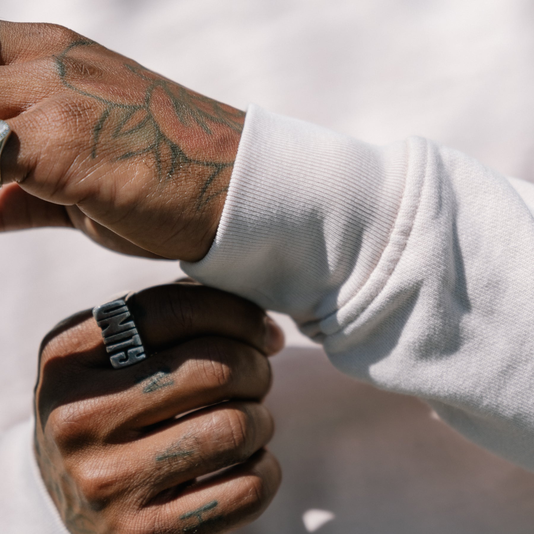 Imogene + Willie Davenport Hoodie in Pink Stone