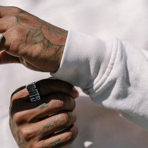 Imogene + Willie Davenport Hoodie in Pink Stone