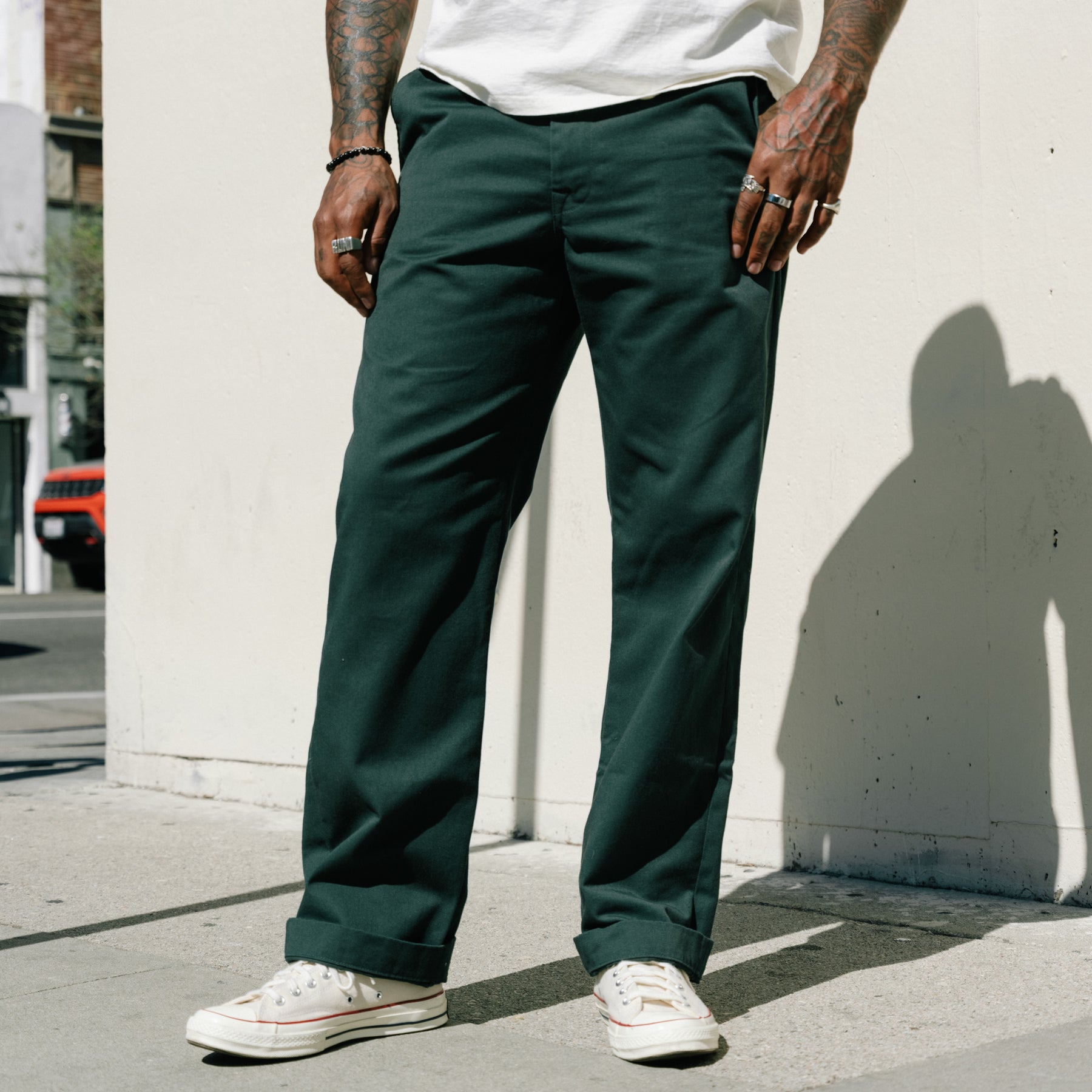 Imogene + Willie Oceanside Relaxed Pant Spruce