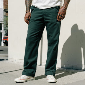 Imogene + Willie Oceanside Relaxed Pant Spruce