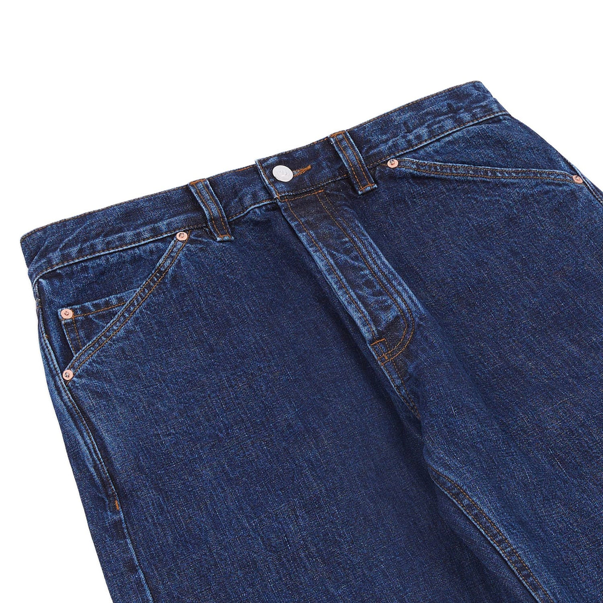 Drake's Stone Wash 14.2oz Japanese Selvedge Denim Five-Pocket Jeans