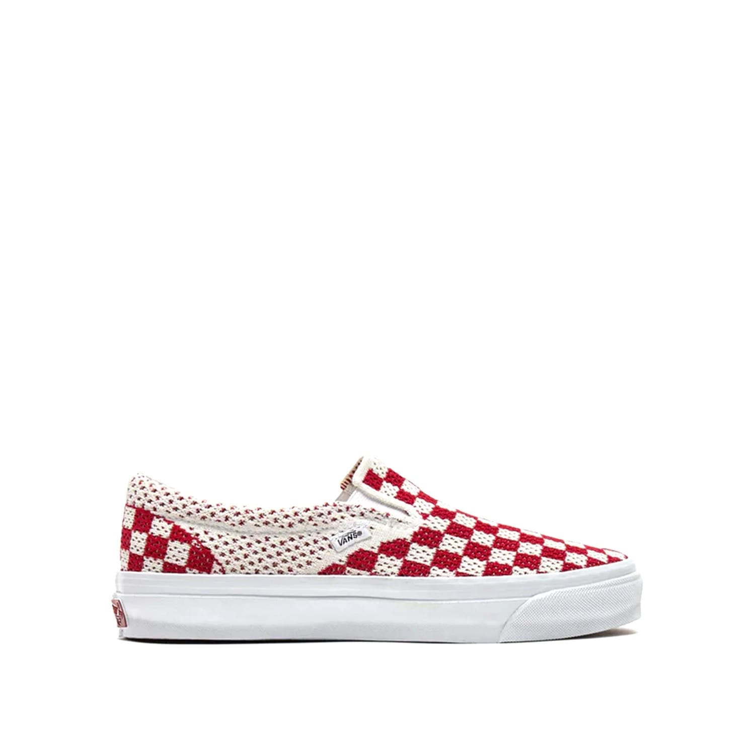 Vans Slip-On Reissue 98 LX Sneakers Checkerboard Red/ Marshmallow