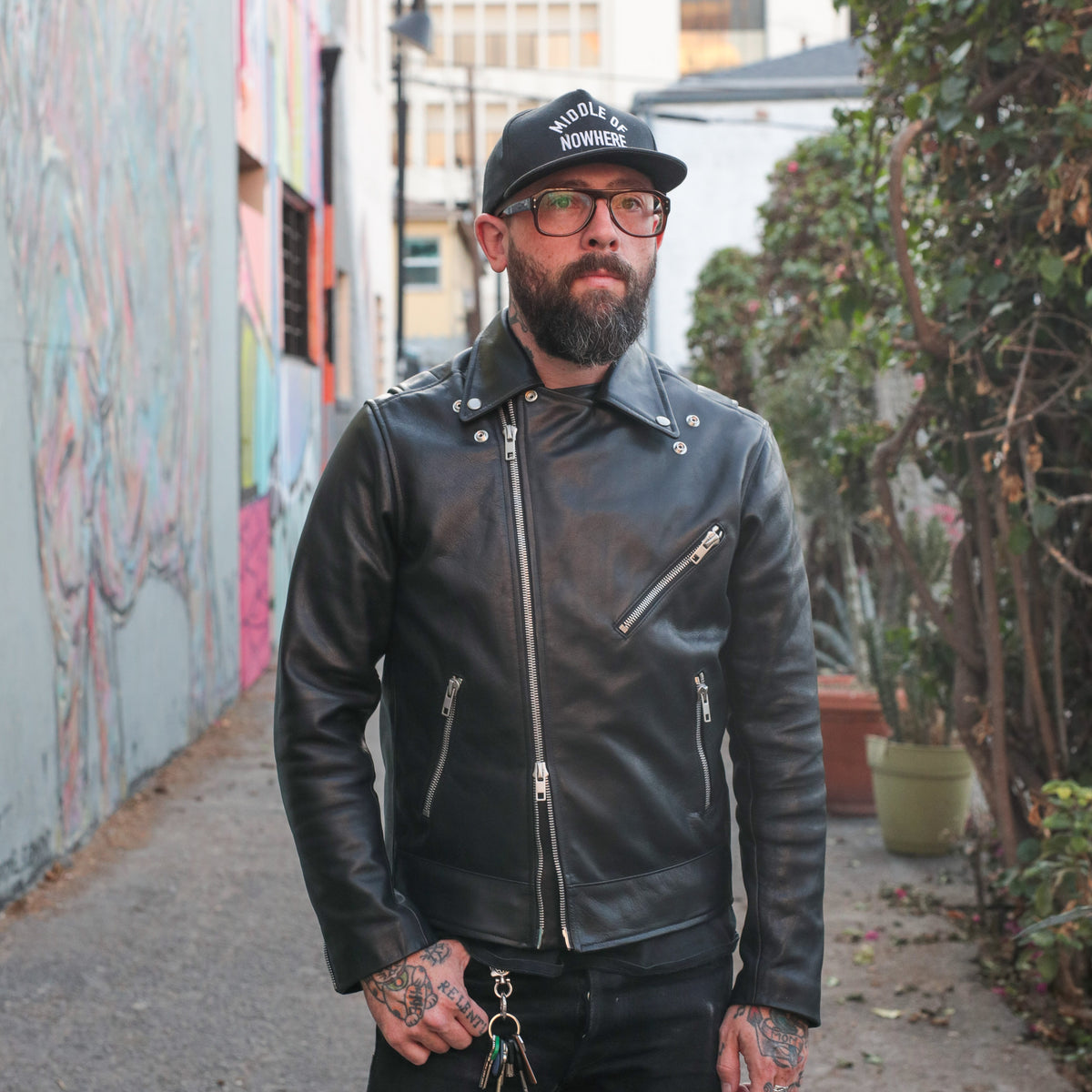 Laer leather jacket deals