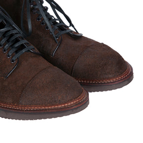 Alden x Snake Oil Provisions Lafayette Boot Reverse Tobacco Chamois